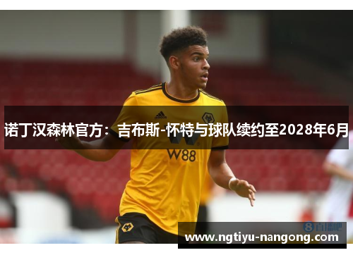诺丁汉森林官方：吉布斯-怀特与球队续约至2028年6月